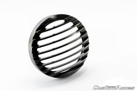 Piese moto - Headlight protector CUSTOMACCES MAX FAR001N Negru