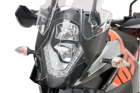 Piese moto - Headlight protector PUIG 8132W transparent