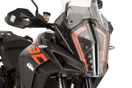 Piese moto - Headlight protector PUIG 9470W transparent