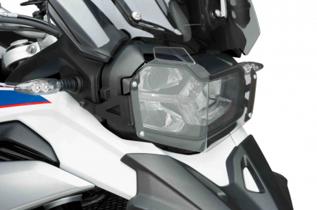Piese moto - Headlight protector PUIG 9762W transparent