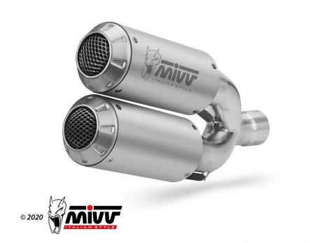 Piese moto - Kit 2 evacuari MIVV MK3 D.043.SM3X otel inoxidabil