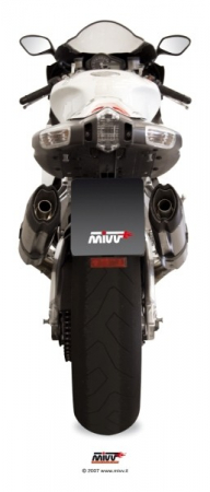 Kit 2 evacuari MIVV SUONO A.004.L7 Otel inoxidabil / Capac Carbon [3]