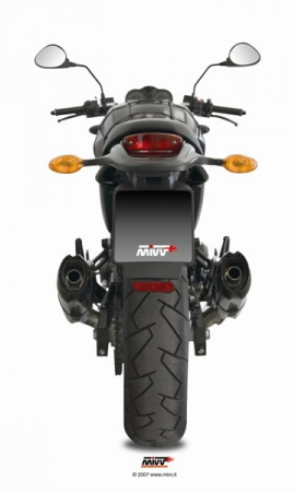 Kit 2 evacuari MIVV SUONO D.019.L7 Otel inoxidabil / Capac Carbon [3]