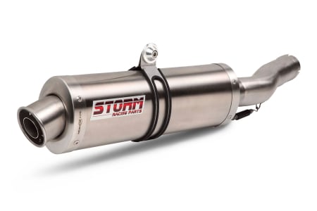 Piese moto - Kit 2 evacuari STORM OVAL 74.K.020.LX2 otel inoxidabil