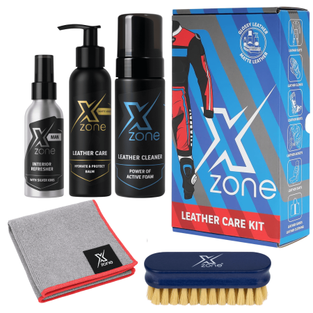 PRODUSE INTRETINERE ECHIPAMENTE - Kit curatare Xzone pentru echipament moto din piele