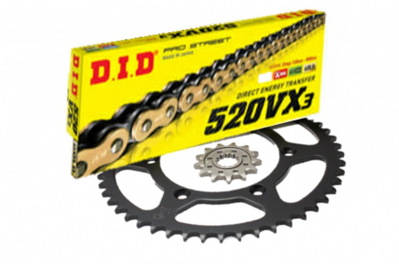 Piese moto - Kit de lant D.I.D + JT VX3 serie