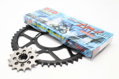 Piese moto - Kit de lant D.I.D + SUPERSPROX ZVM-X serie in gold color