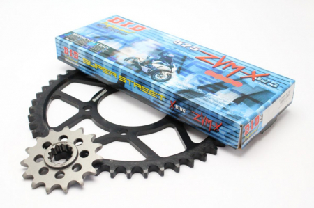 Piese moto - Kit de lant D.I.D + SUPERSPROX ZVM-X serie in gold color