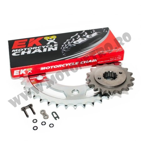 Piese moto - Kit de lant EK Ranforsat EK + JT 13/49T