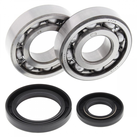 Piese moto - Kit garnituri si simeringuri arbore cotit All Balls Racing CB24-1017