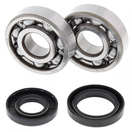 Piese moto - Kit garnituri si simeringuri arbore cotit All Balls Racing CB24-1025