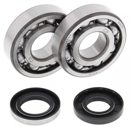 Piese moto - Kit garnituri si simeringuri arbore cotit All Balls Racing CB24-1035