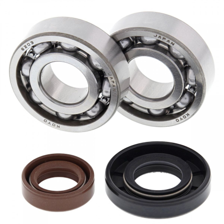 Piese moto - Kit garnituri si simeringuri arbore cotit All Balls Racing CB24-1101
