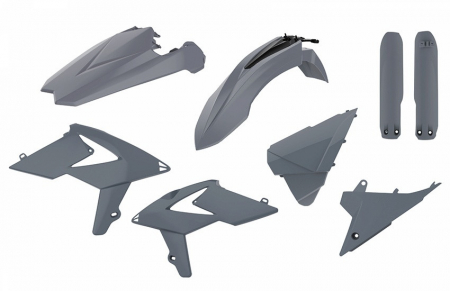 Piese moto - Kit plastice POLISPORT 90863 nardo grey