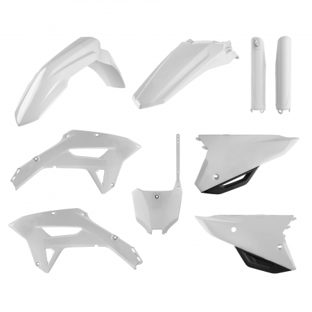 Piese moto - Kit plastice POLISPORT 91093 Alb