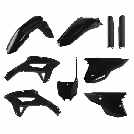 Piese moto - Kit plastice POLISPORT 91094 Negru