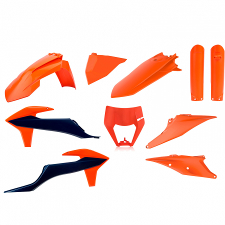 Piese moto - Kit plastice POLISPORT 91104 Culoare OEM