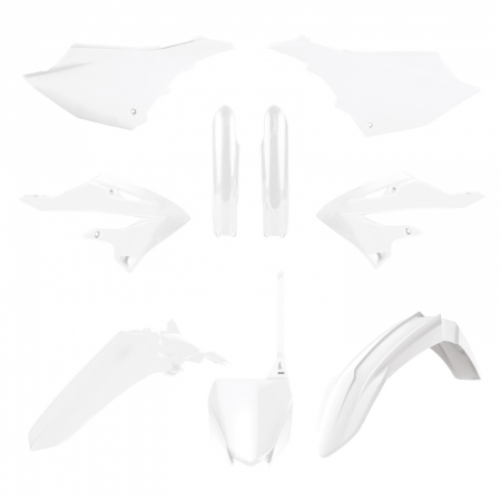 Piese moto - Kit plastice POLISPORT 91128 Alb