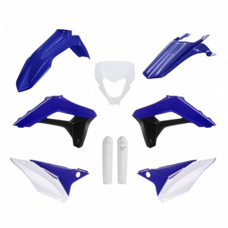 Piese moto - Kit plastice POLISPORT 91381 blue/white