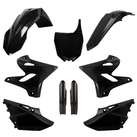 Piese moto - Kit plastice POLISPORT 91390 Negru