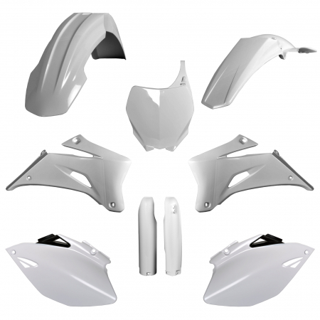 Piese moto - Kit plastice POLISPORT 91396 Alb