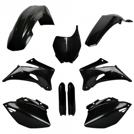 Piese moto - Kit plastice POLISPORT 91399 Negru