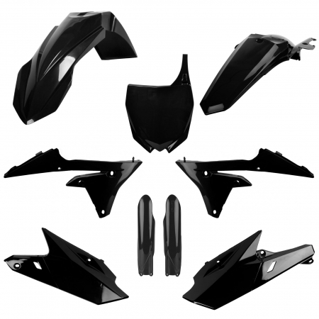 Piese moto - Kit plastice POLISPORT 91404 Negru