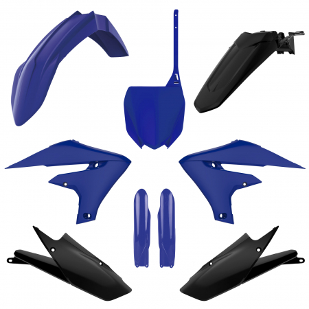 Piese moto - Kit plastice POLISPORT 91411 blue yam 98/black