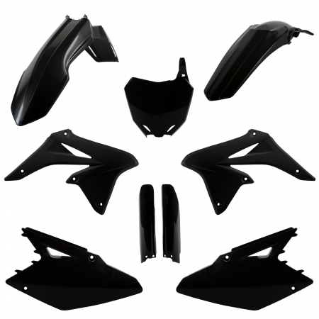 Piese moto - Kit plastice POLISPORT 91425 Negru
