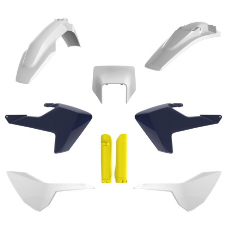 Piese moto - Kit plastice POLISPORT 91503 OEM color 17-18