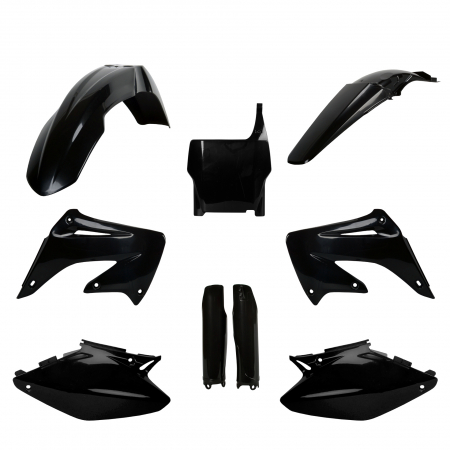 Piese moto - Kit plastice POLISPORT 91513 Negru