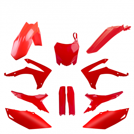 Piese moto - Kit plastice POLISPORT 91532 red cr04
