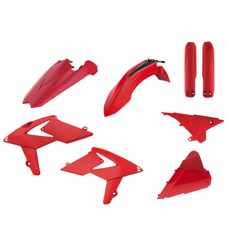 Piese moto - Kit plastice POLISPORT 91557 Rosu