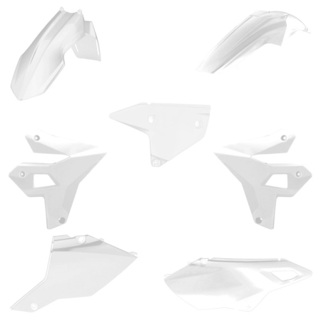 Piese moto - Kit plastice POLISPORT 91604 restyling Alb