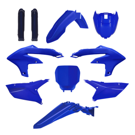 Piese moto - Kit plastice POLISPORT 91610 Albastru
