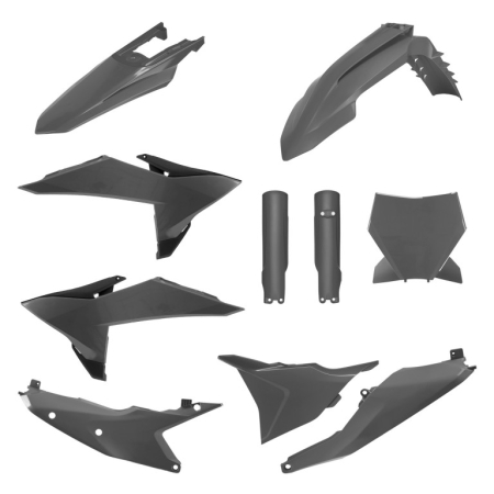 Piese moto - Kit plastice POLISPORT 91616 Nardo grey