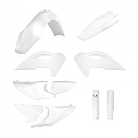 Piese moto - Kit plastice POLISPORT 91626 Alb