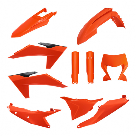 Piese moto - Kit plastice POLISPORT 91639 Portocaliu