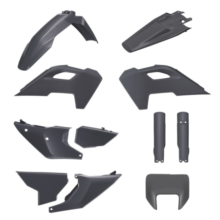 Piese moto - Kit plastice POLISPORT 91649 N-Grey