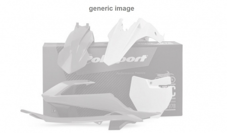 Piese moto - Kit plastice POLISPORT Alb