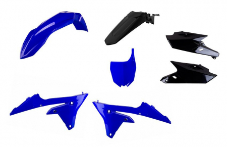 Piese moto - Kit plastice POLISPORT blue/black