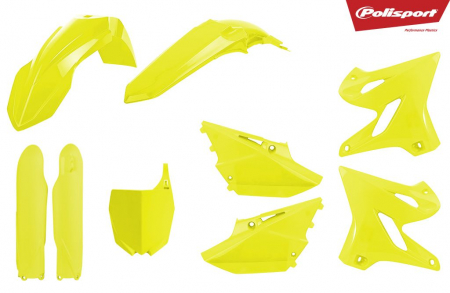 Piese moto - Kit plastice POLISPORT Flo yellow