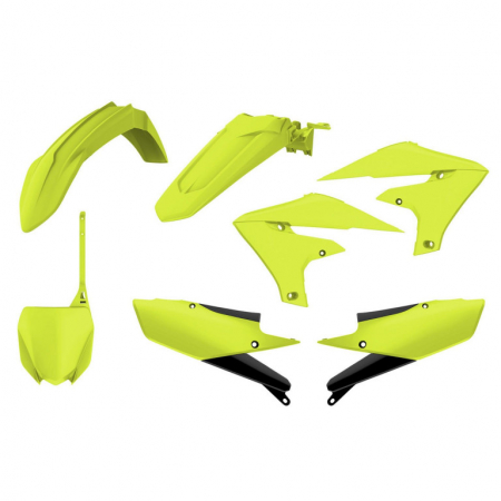 Piese moto - Kit plastice POLISPORT Flo yellow