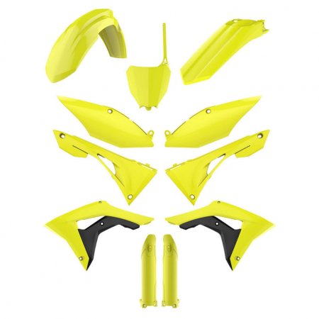 Piese moto - Kit plastice POLISPORT Flo Yellow