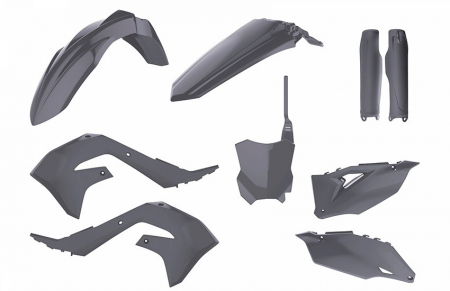 Piese moto - Kit plastice POLISPORT nardo grey