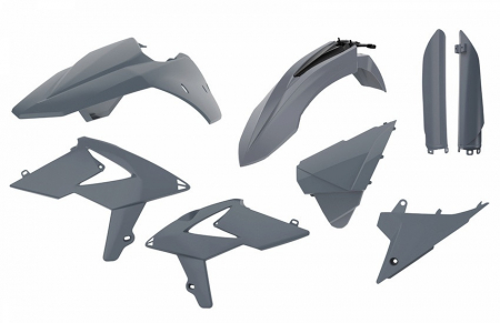Piese moto - Kit plastice POLISPORT nardo grey