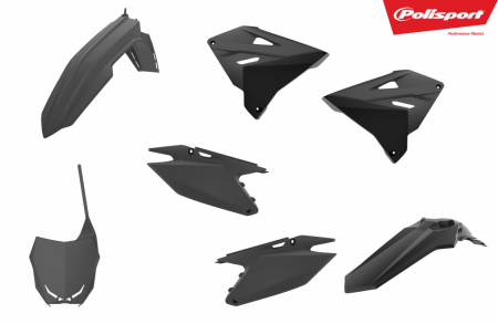 Piese moto - Kit plastice POLISPORT nardo grey