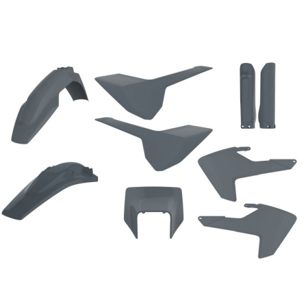 Piese moto - Kit plastice POLISPORT nardo grey