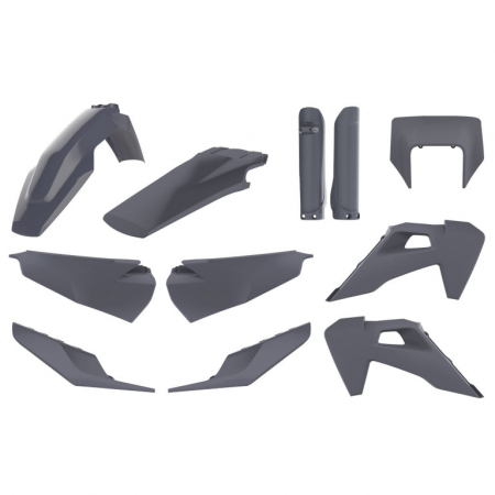 Piese moto - Kit plastice POLISPORT nardo grey