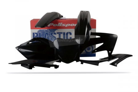 Piese moto - Kit plastice POLISPORT Negru